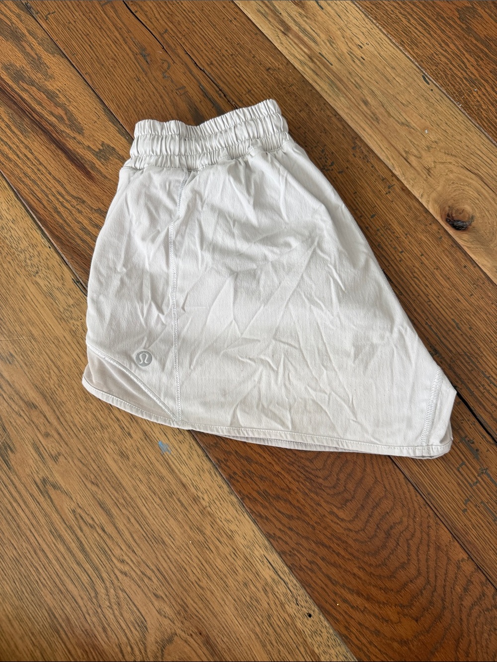 White Lululemon Women's Athletic Shorts - Breathable Running Shorts - Picture 7 of 7